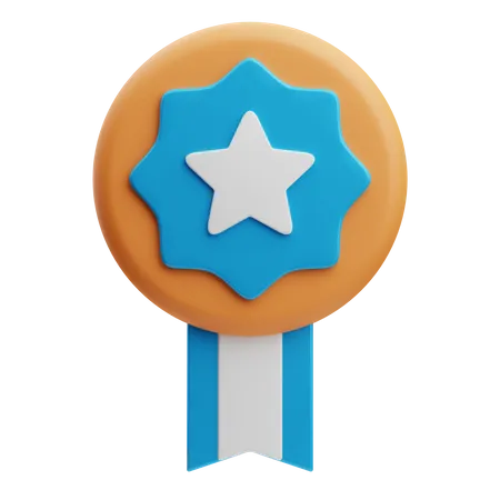 Star Badge  3D Icon