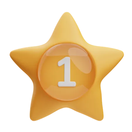 Star Badge  3D Icon