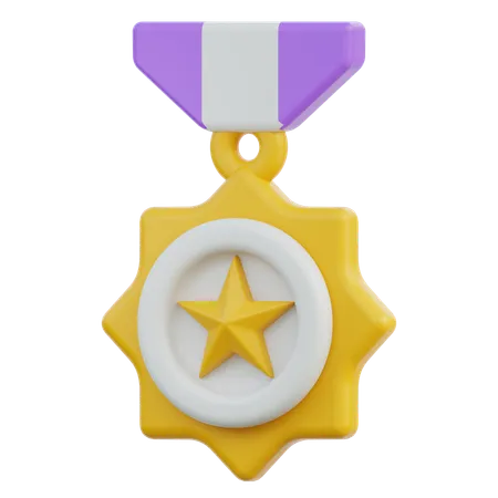 Star Badge  3D Icon