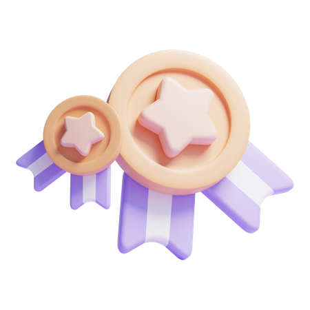 Star Badge  3D Icon