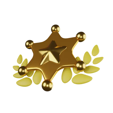 Star Badge  3D Icon