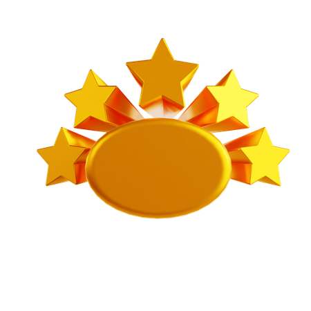 Star Badge  3D Icon