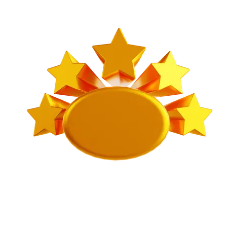 Star Badge  3D Icon