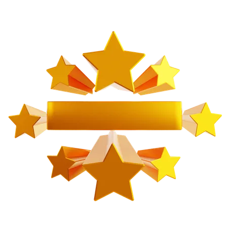 Star Badge  3D Icon