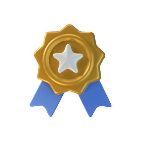 Star Badge  3D Icon