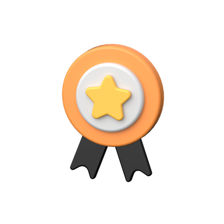 Star Badge  3D Icon