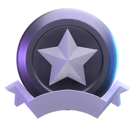 Star Badge  3D Illustration