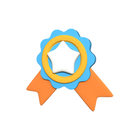 Star Badge  3D Illustration