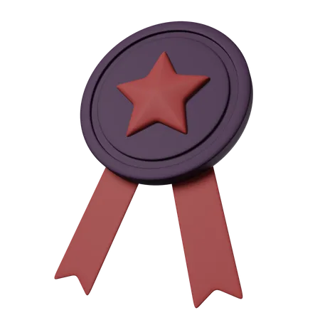 Star Badge  3D Icon