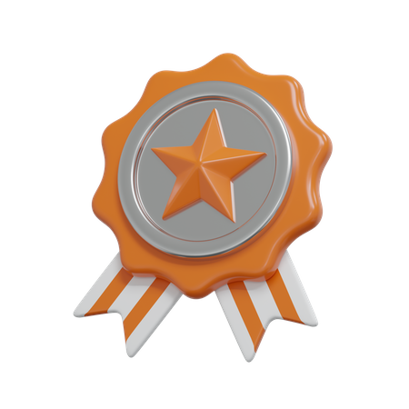 Star Badge  3D Icon