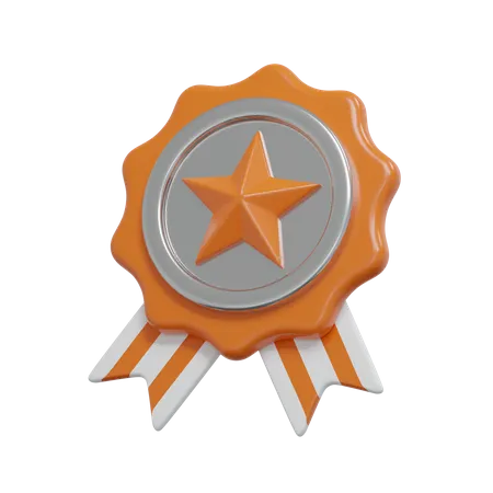 Star Badge  3D Icon