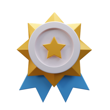 Star Badge  3D Icon