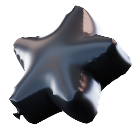 Star Balloon  3D Icon