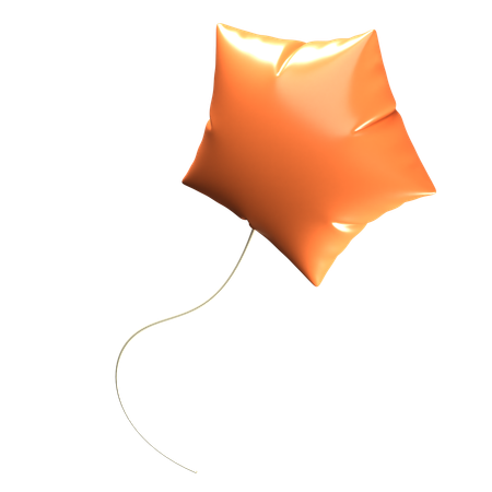 Star Balloon  3D Icon