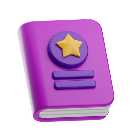 Star Book  3D Icon