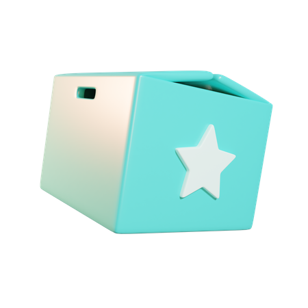 Star Box  3D Icon