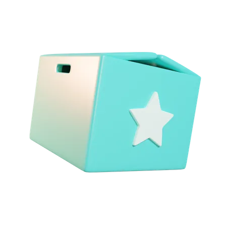 Star Box  3D Icon