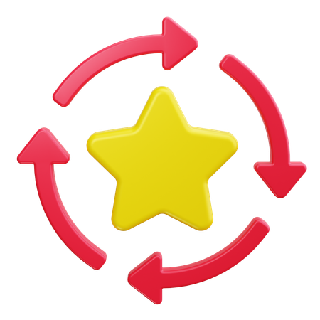 Star Circle  3D Icon