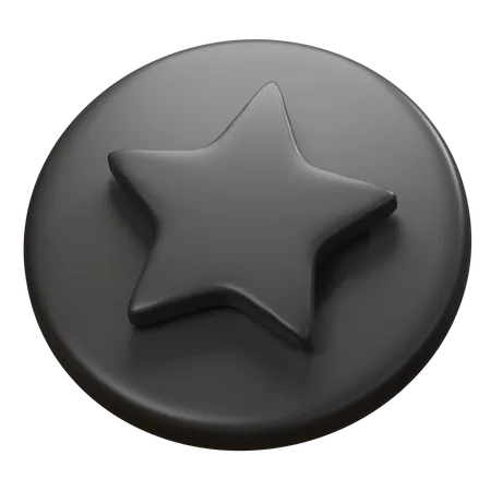 Star Circle  3D Illustration