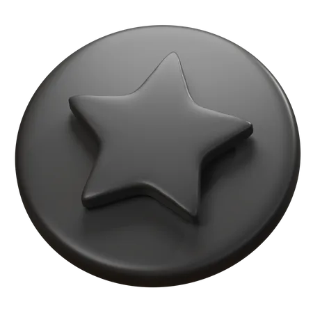 Star Circle 3D Illustration