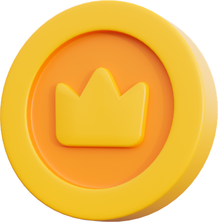 Star Coin  3D Icon