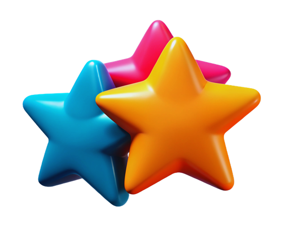 Star Decorations  3D Icon