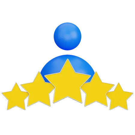 Star Employee  3D Icon