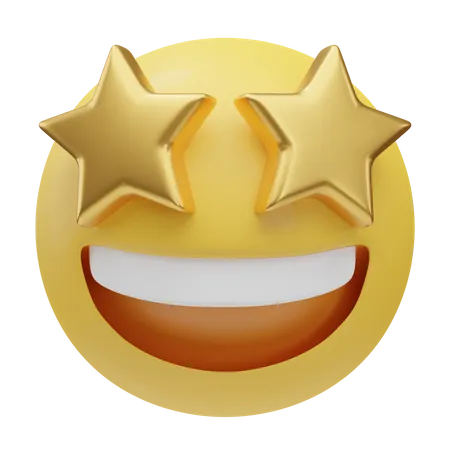 Star Eye  3D Emoji