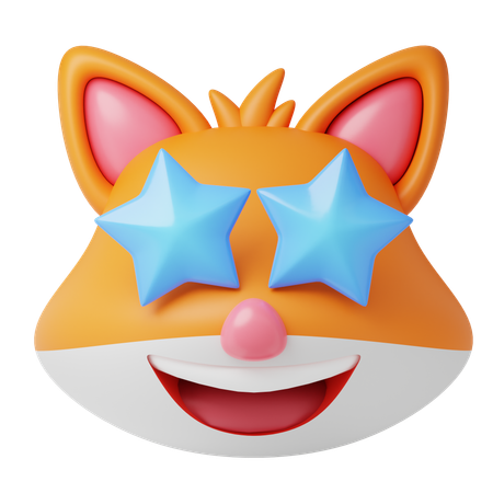 13,659 Cute Fox Star Emoji 3D Illustrations - Free in PNG, BLEND, FBX ...