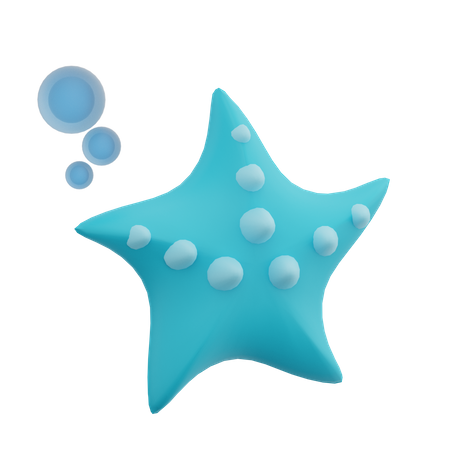 Star Fish  3D Illustration