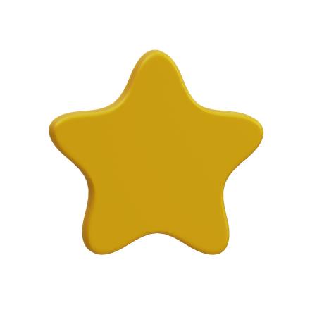 Star Five Corner  3D Icon