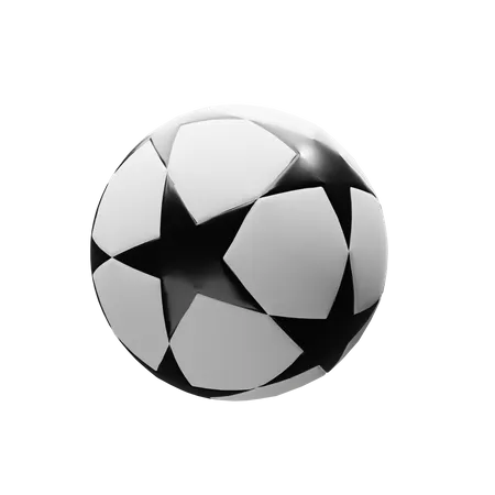 A Smooth Soccer Ball Football 3D Illustration