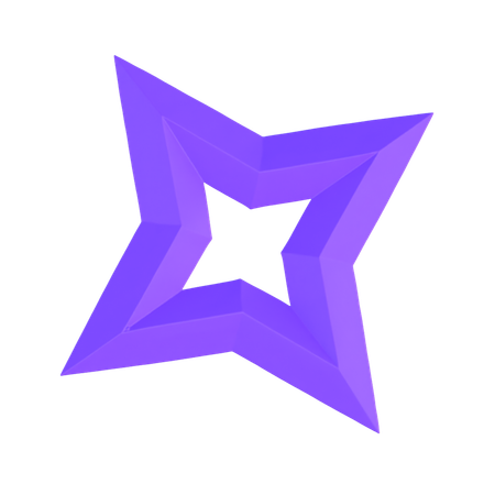 Star Frame  3D Icon