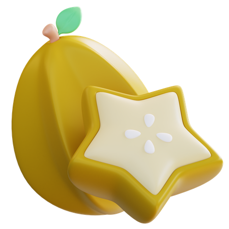 Star Fruits  3D Icon