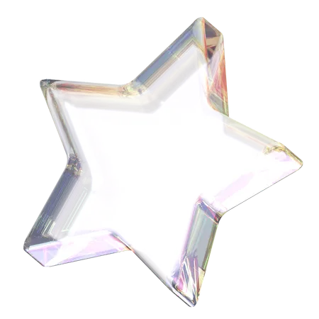 Star Glass  3D Icon