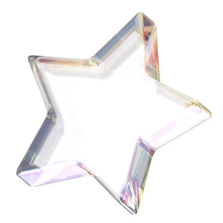 Star Glass  3D Icon