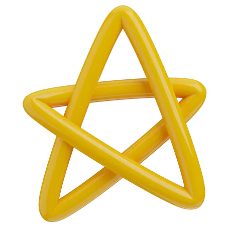 Star line  3D Icon