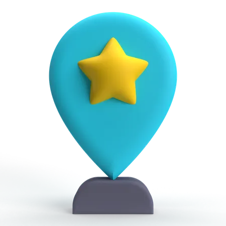 Star Location  3D Icon