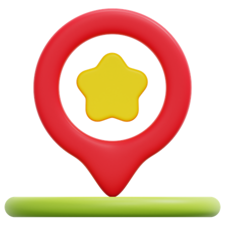 Star Location  3D Icon