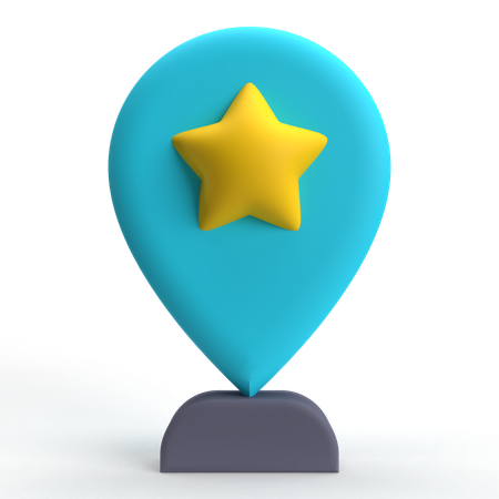 Star Location  3D Icon