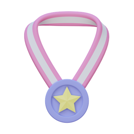 Star Medal  3D Icon