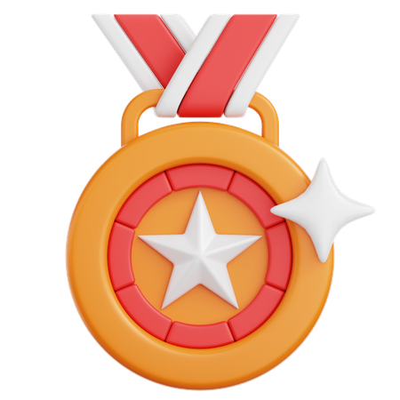 Star Medal  3D Icon