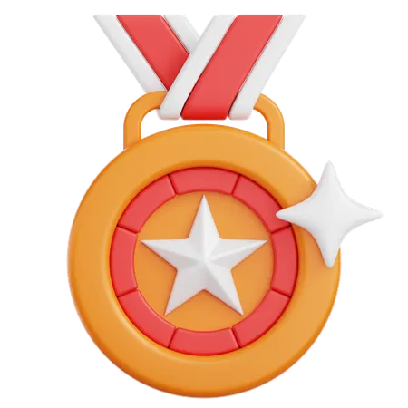 Star Medal  3D Icon