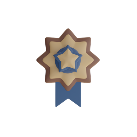 Star Medal  3D Icon