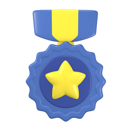 Star Medal  3D Icon