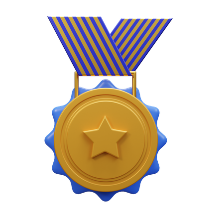 Star Medal  3D Icon