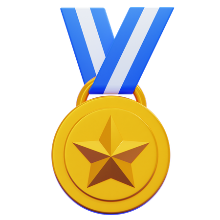 Star Medal  3D Icon