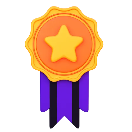 Star Medal  3D Icon