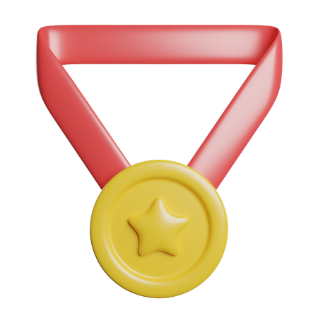 Star Medal  3D Icon