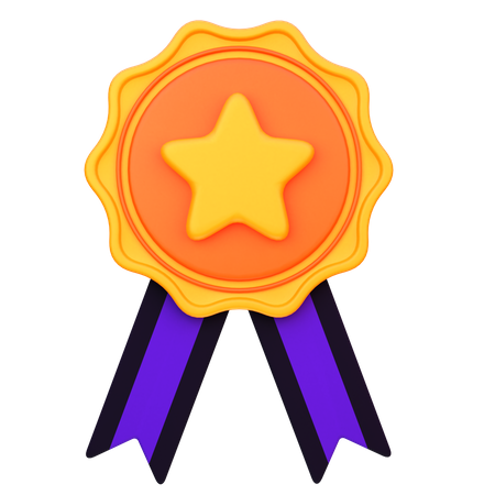 Star Medal  3D Icon